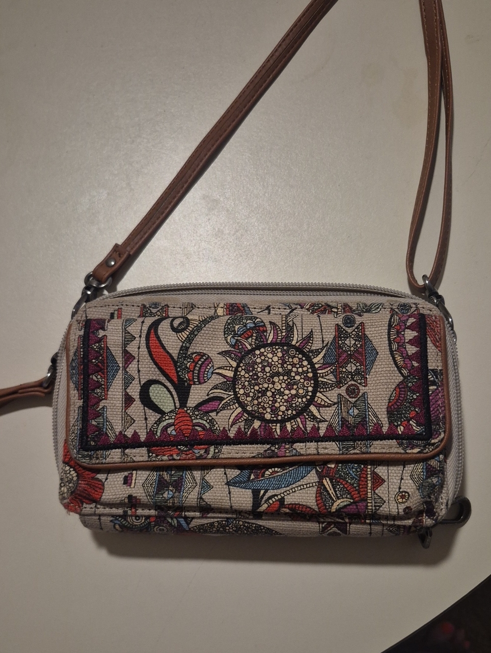 Sakroots Patterned Small And Compact Crossbody Purse